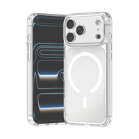 USP Case For iPhone 17 Pro Max Clear Rock Shockproof Case with MagSafe