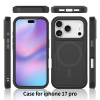 USP Case For iPhone 17 Pro Max Black Armor Light Case Compatible With Magsafe