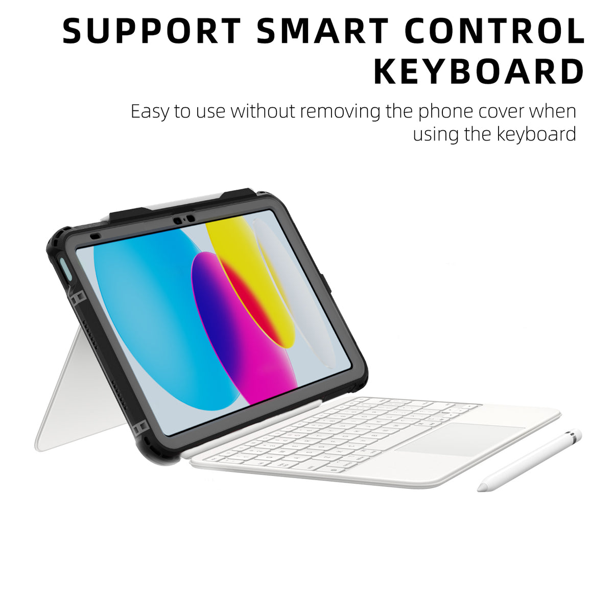 Waterproof Case With Pen Holder for iPad（A16 2025）/ iPad (10th Gen 2022) 10.9‘’