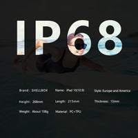 Waterproof Case With Pen Holder for iPad（A16 2025）/ iPad (10th Gen 2022) 10.9‘’