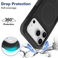 USP Case For iPhone 17 Pro Max Black Armor Light Case Compatible With Magsafe