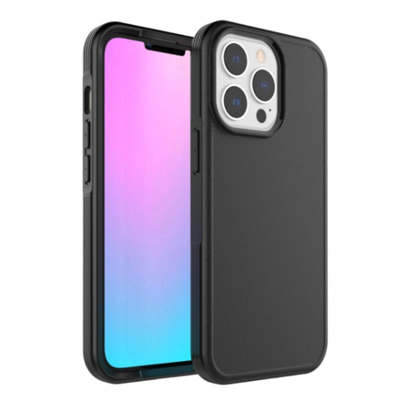 Phonix Case for iPhone 13 Mini Rock Hard Case Black