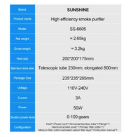 SUNSHINE SS-6605 High efficiency smoke purifier