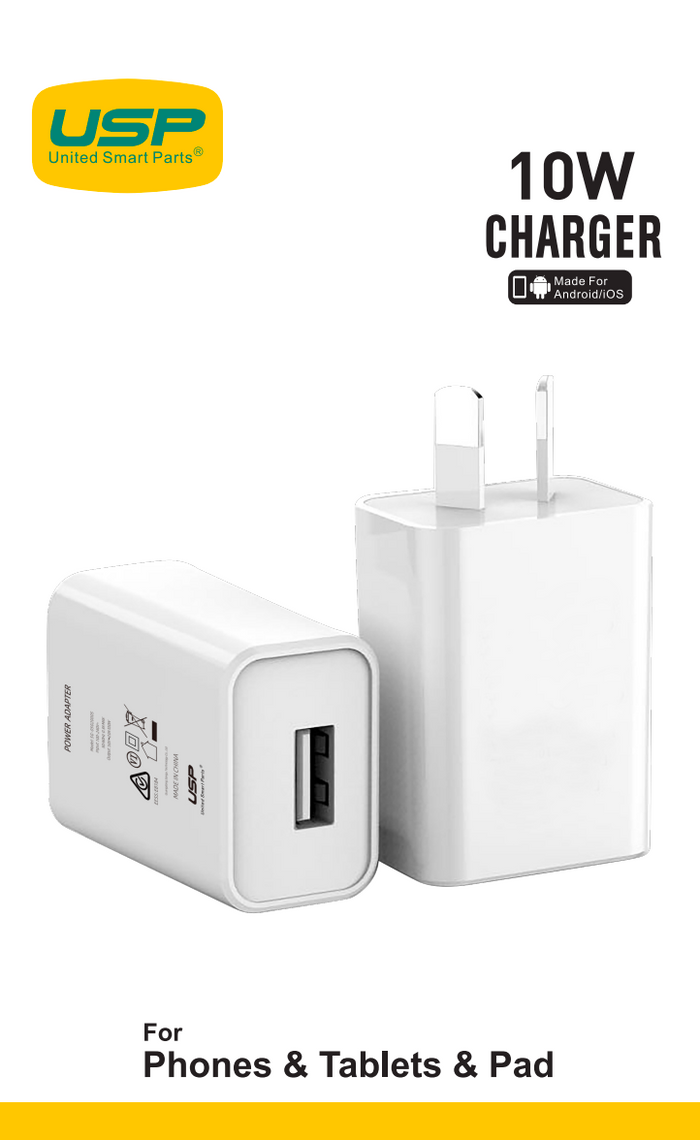 10W Wall Charger Adapter 2A USP