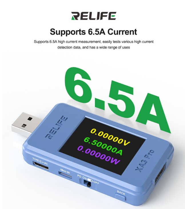 RELIFE XA3 Pro USB Smart Tester