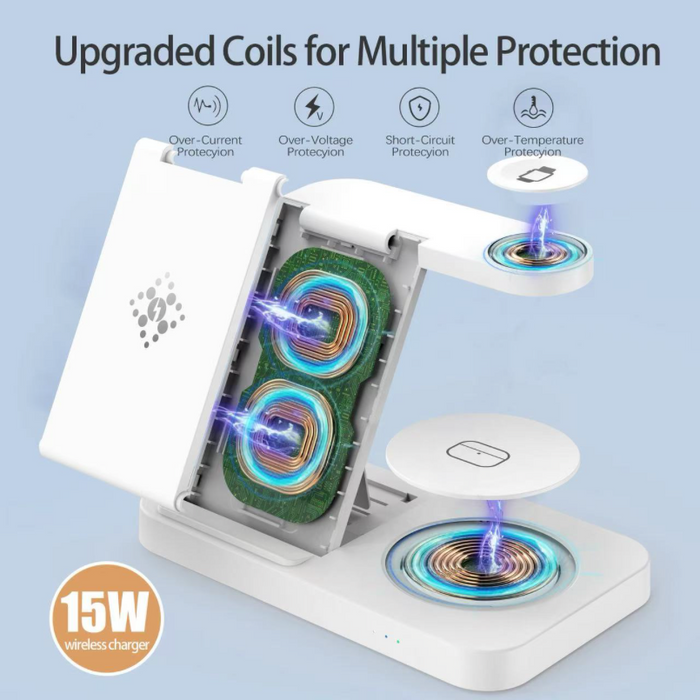 USP 3-in-1 Wireless Charging Stand for Samsung