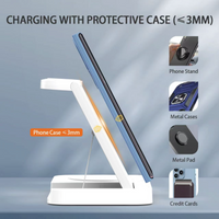USP 3-in-1 Wireless Charging Stand for Samsung
