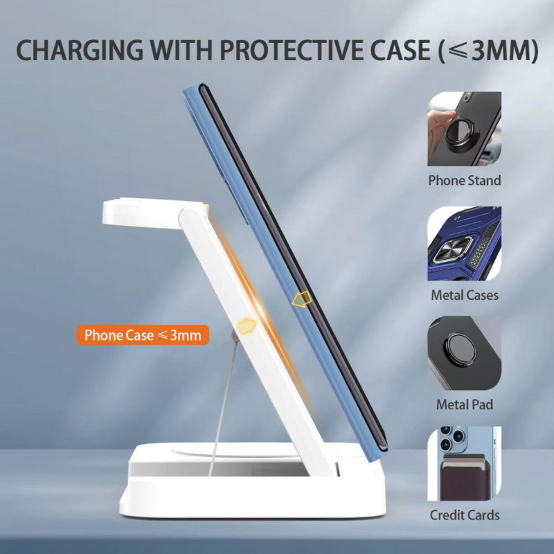 USP 3-in-1 Wireless Charging Stand for Samsung