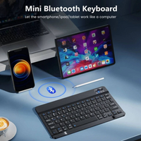 Portable Bluetooth Wireless Keyboard for iPad Mac Tablet PC
