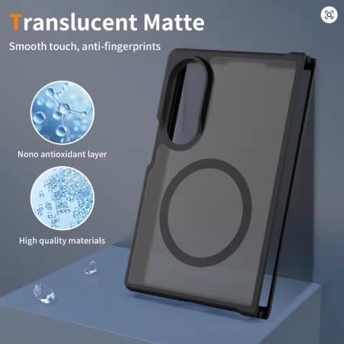 Phonix Case For Galaxy Z Fold 8 Matte Magnetic Case