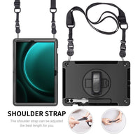 Rugged Case with Pen Holder for Galaxy Tab S10 Lite/ S10 FE/Tab S9  (SM-X710) (11")  / Tab S9 FE (10.9")