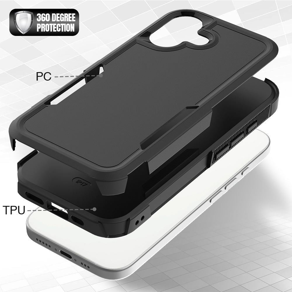 USP Case For iPhone 17 Black Armor Light Case