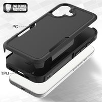 USP Case For iPhone 17 Black Armor Light Case