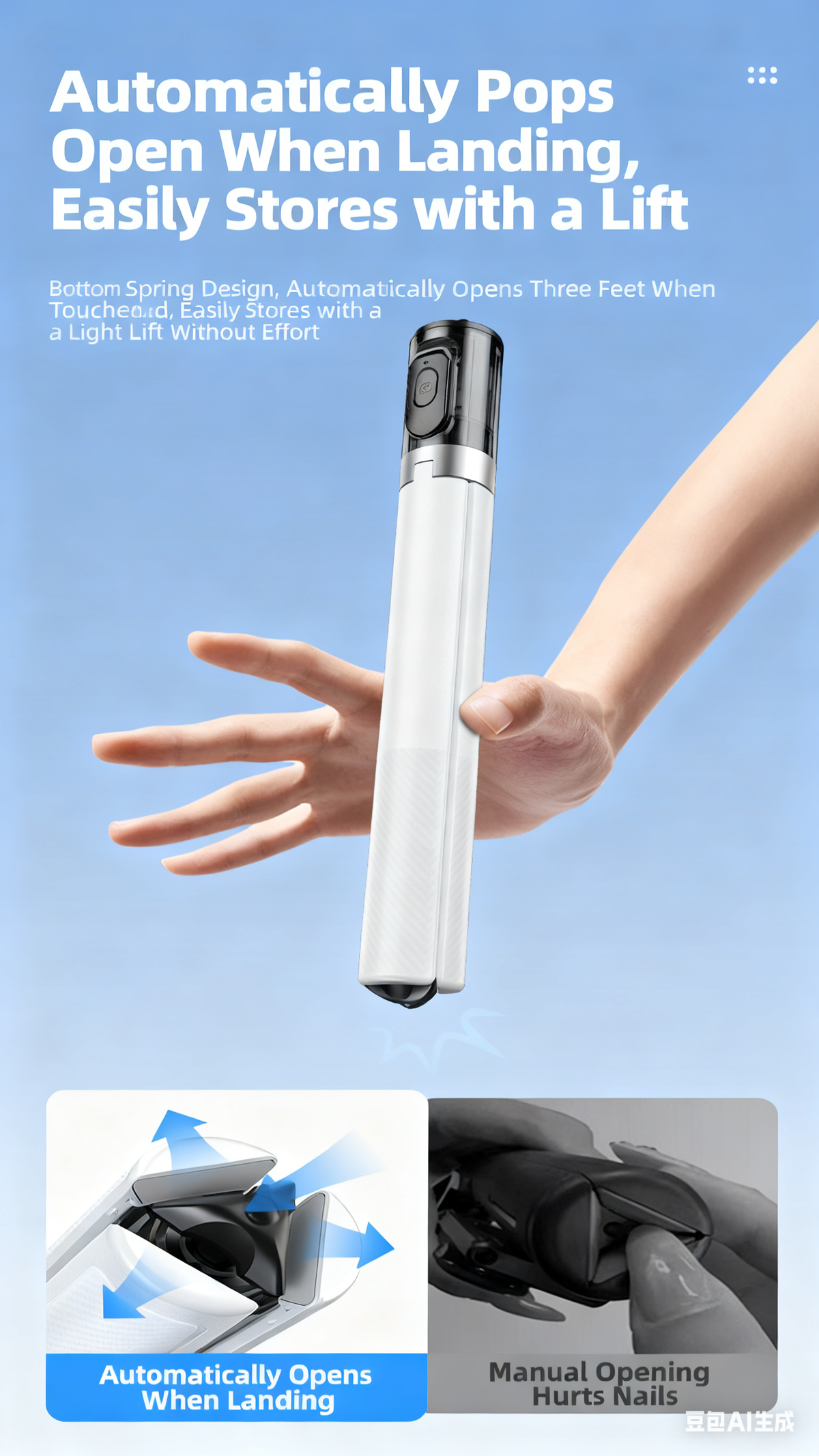 2-in-1 Selfie Stick & Tripod