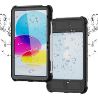 Waterproof Case With Pen Holder for iPad（A16 2025）/ iPad (10th Gen 2022) 10.9‘’