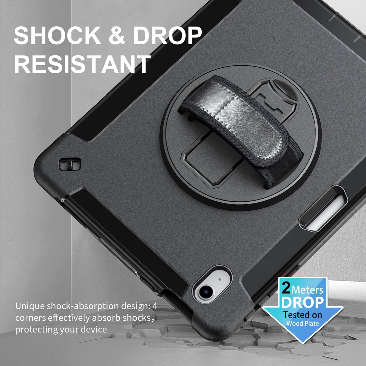 Rugged Case with Pen Holder Screen-Less for Galaxy Tab A9 Plus 11" Generic