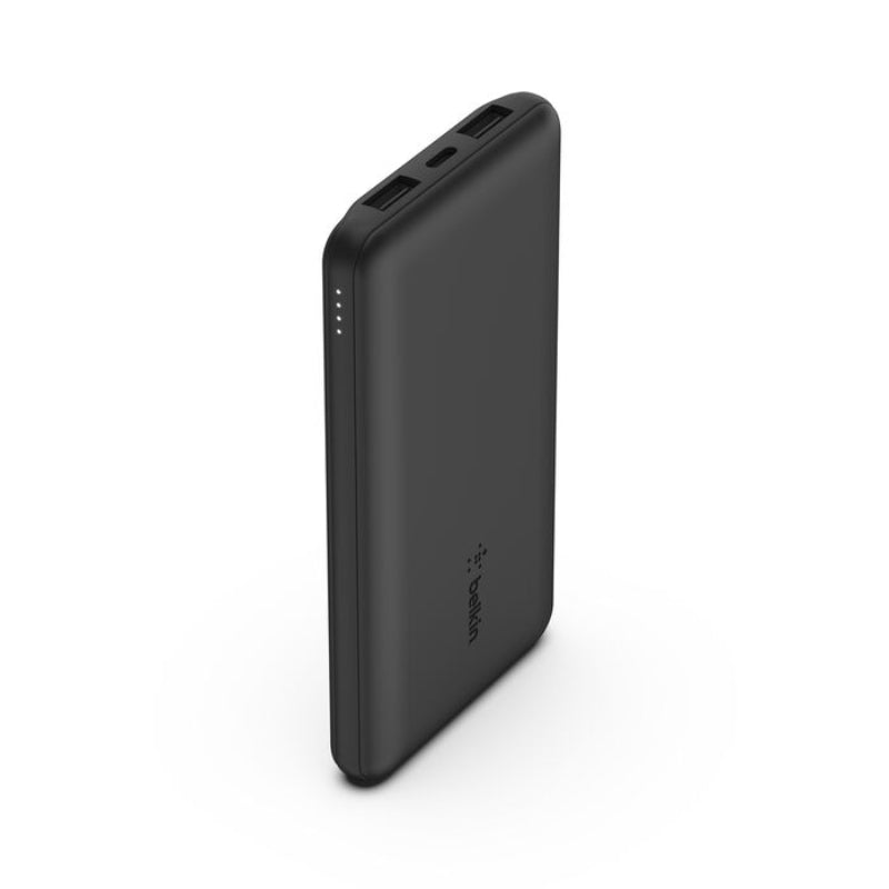 Belkin BoostUp Charge 10K 3 Port Power Bank with Cable (Black)