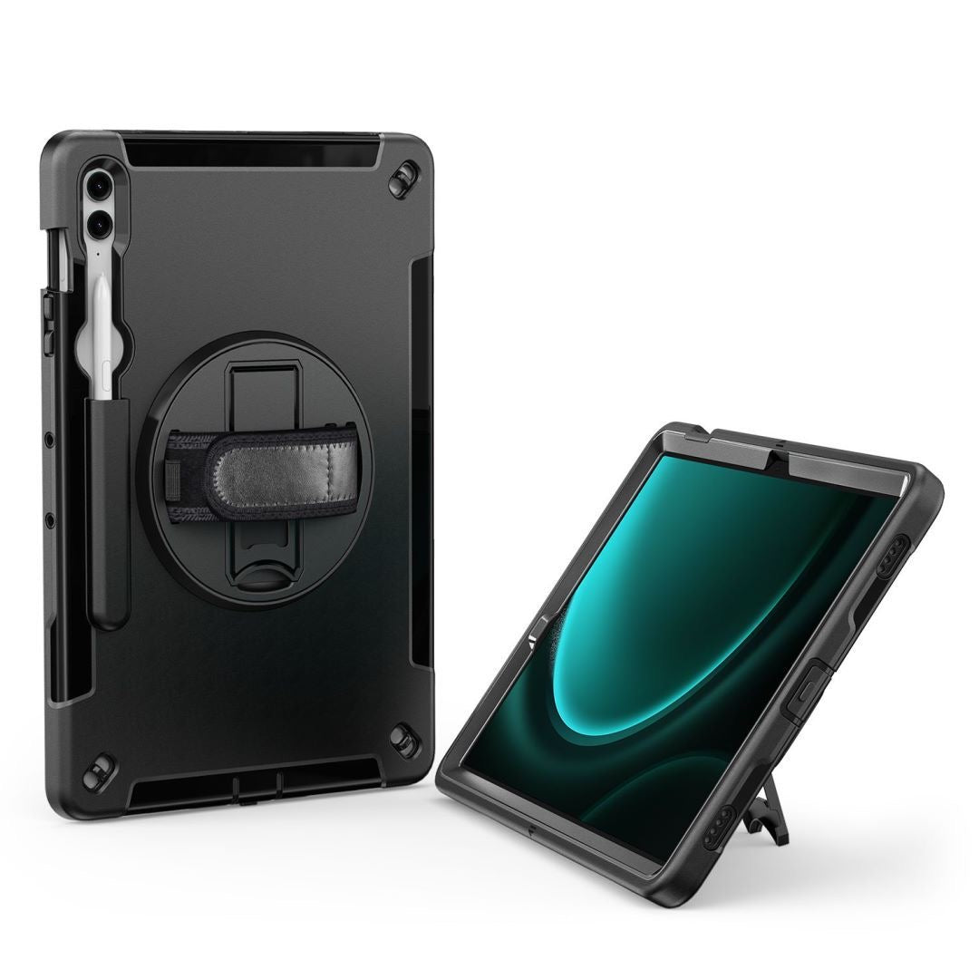 Rugged Case with Pen Holder for Galaxy Tab S9Plus /S10Plus/S9FE Plus (SM-X810) (12.4")