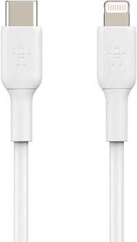 1m Belkin USB-C to Lightning Cable MFi-Certified White