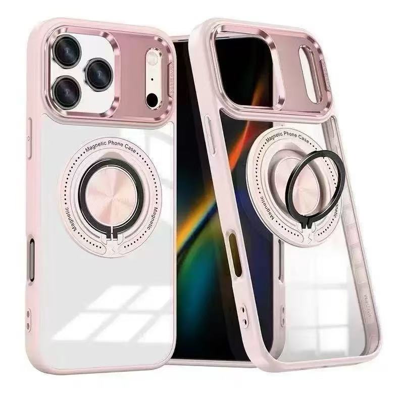 USP Case For iPhone 17 Pro Max Ring Holder Case Compatible With Magsafe