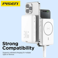 Pisen PowerMag PD 3.0 Wireless Fast Charging Power Bank 30W 10k (10000mAh)