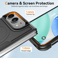 USP Case For iPhone Duo 7.6'' Black Armor Light Case Compatible With Magsafe