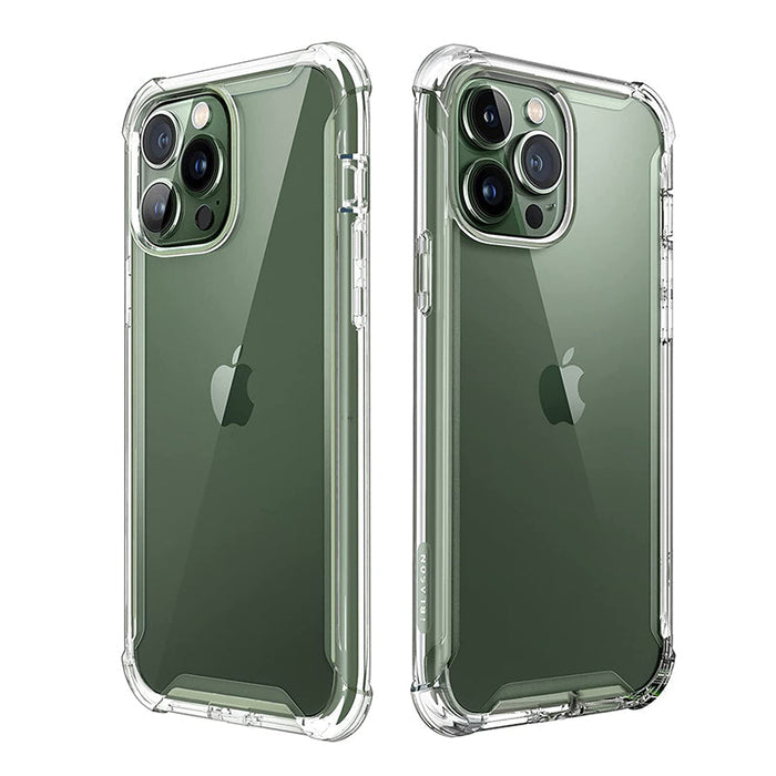 Phonix Case For iPhone 11 Clear Jelly Case with Card Holder (Soft Round Airbags)