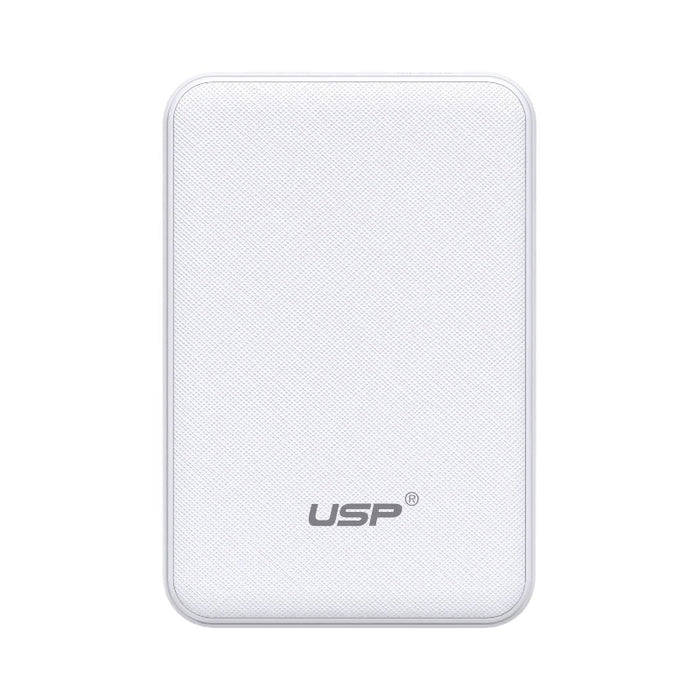USP Mini Power Bank 5K mAh (5000mAh) White