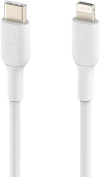 1m Belkin USB-C to Lightning Cable MFi-Certified White