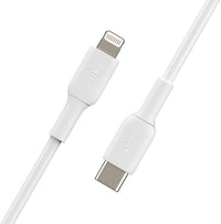 2M Belkin USB-C to Lightning Cable MFi-Certified White