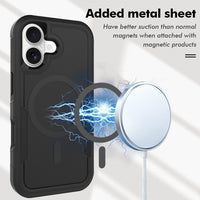USP Case For iPhone 17 Black Armor Light Case Compatible With Magsafe