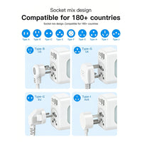 Australia Inbound Travel Adapter US, UK, Hong Kong, Japan, and other region, SAA certification