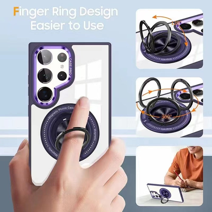 Phonix Case For Galaxy S26 Ultra Ring Holder Case Compatible With Magsafe