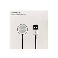 For Apple Watch Magnetic Fast Charger to USB-A White (1m) Aluminium Alloy