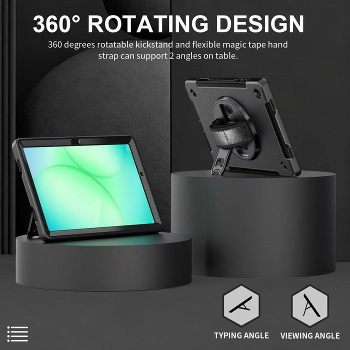 Rugged Case with Pen Holder Screen-Less for Galaxy Tab A9 Plus 11" Generic