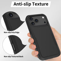 USP Case For iPhone 17 Pro Black Armor Light Case