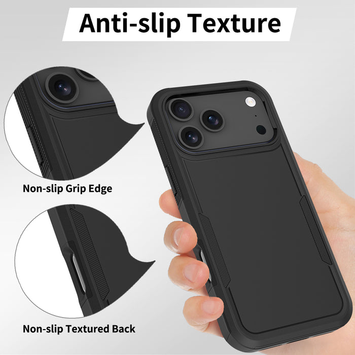 USP Case For iPhone 17 Pro Black Armor Light Case