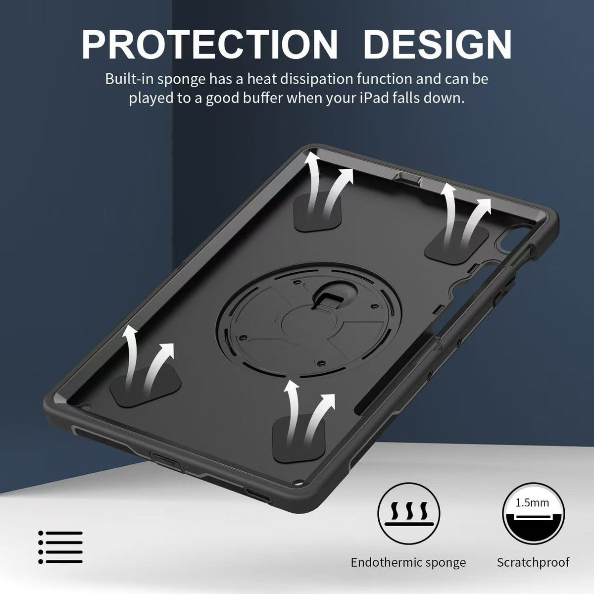 Rugged Case with Pen Holder for Galaxy Tab S10FE Plus (13.1")