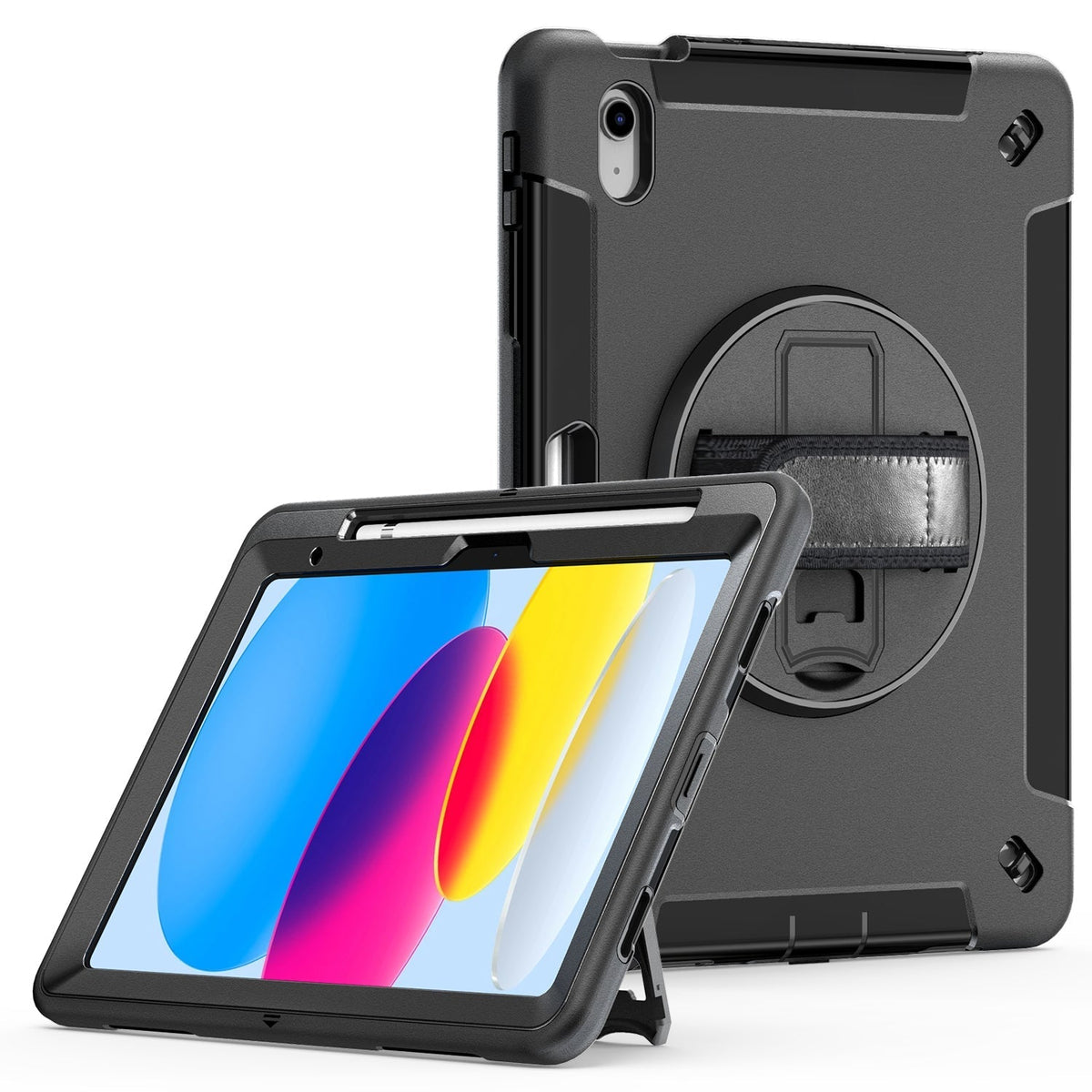 Rugged Case with Pen Holder for iPad 6 /5 &  iPad Air 2 9.7"