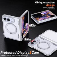 USP Clear Case For iPhone Duo 360° Rotatable Ring Stand Compatible With Magsafe