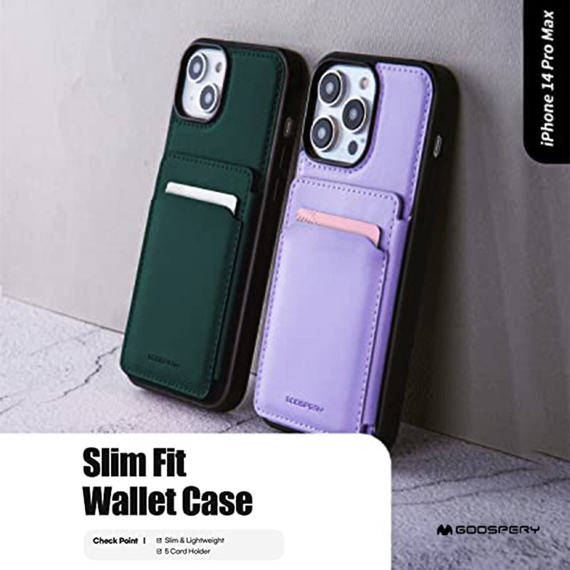 Goospery Case For iPhone 14 Plus Balance Fit 5 Cards Case