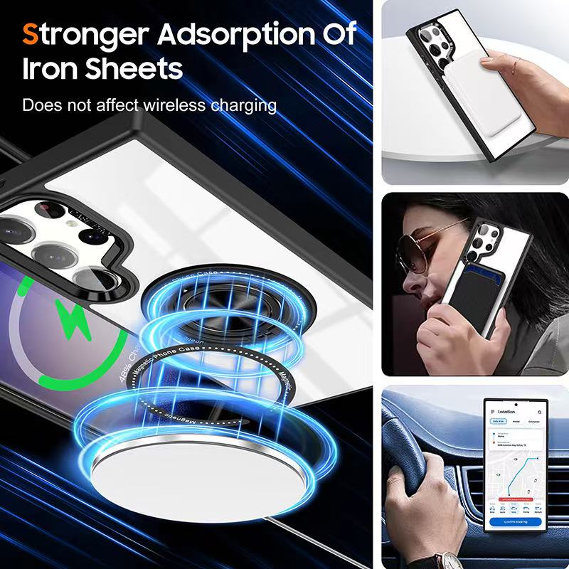 Phonix Case For Galaxy S26 Ring Holder Case Compatible With Magsafe