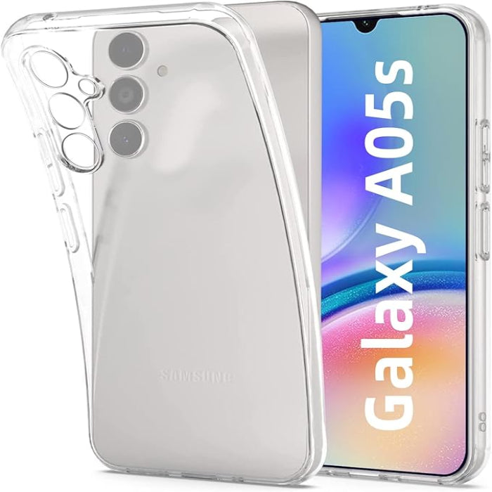 Samsung A05S Clear Jelly Case (With Soft Round Airbags)