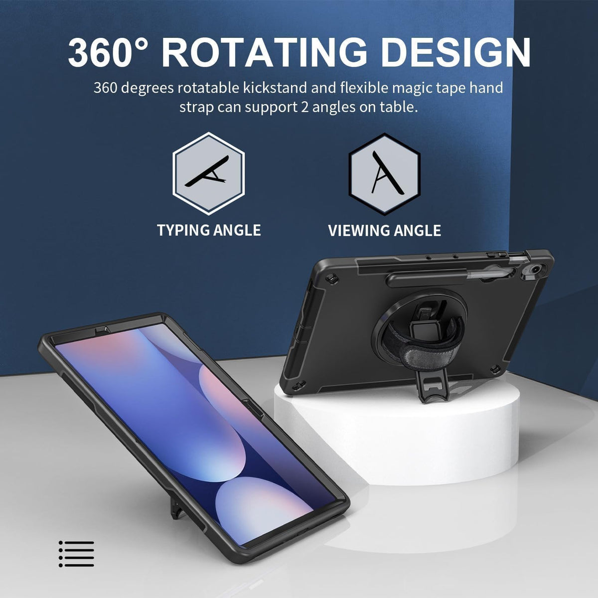 Rugged Case with Pen Holder for Galaxy Tab S10FE Plus (13.1")