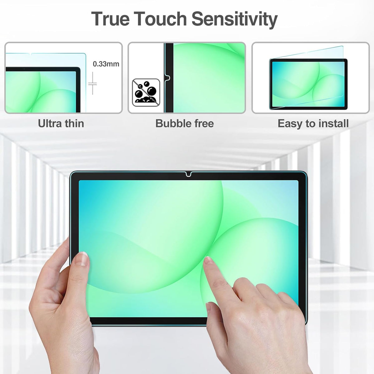 Premium Armor Tempered Glass Screen Protector for Samsung Galaxy Tablet A9+