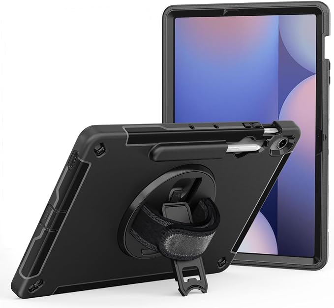 Rugged Case with Pen Holder for Galaxy Tab S10 Lite/ S10 FE/Tab S9  (SM-X710) (11")  / Tab S9 FE (10.9")