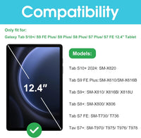 Premium Armor Tempered Glass Screen Protector for Samsung Galaxy  S10+ / S9+/S8+/S7+ /S7 FE+/S7 FE