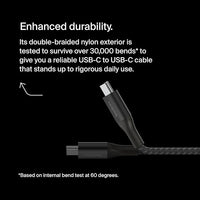 1M Belkin BoostCharge USB-C to USB-C 240W Super Fast Charging Cable Black