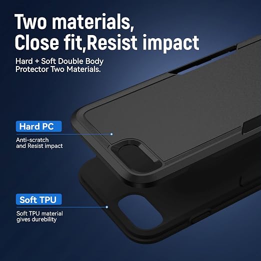 USP Case For iPhone 17e/16e Black Armor Light Case