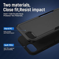 USP Case For iPhone 17e/16e Black Armor Light Case